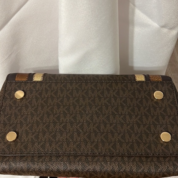 Michael Kors Whitney Signature Metallic Tote - Picture 10 of 10